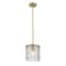 Z-Lite Glacier Pendant, 1-Light, 8.5 In.W x 9 In.H, Modern Gold/Clear 1943P8-MGLD - alternate 3